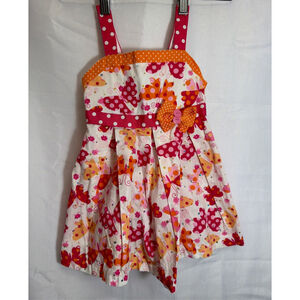 Allison Ann Baby Girl Dress 24 Months Butterfly Sequins Spring Summer